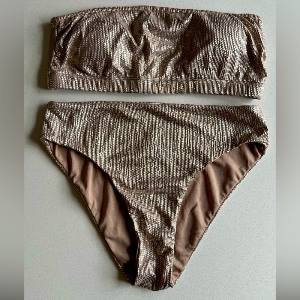 Good American Swimsuit- top 2XL, bottoms XL